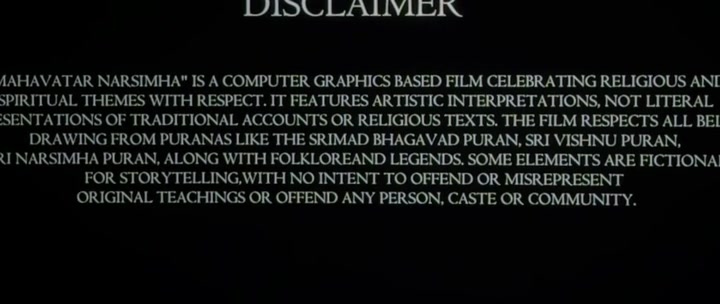 Mahavatar Narsimha 2025 Tamil Movie PreDVD 480p